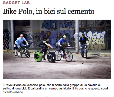 Bike Polo in Italia